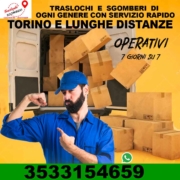 Traslochi e Sgomberi Torino PIEMONTE e LOMBARDIA e lunghe distanze