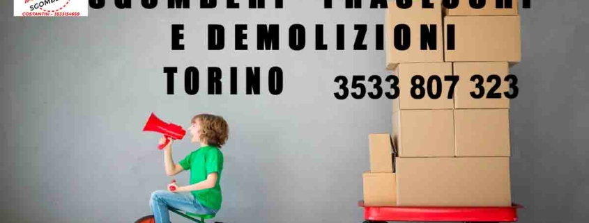 SGOMBERI TRASLOCHI ECONOMICI E DEMOLIZIONI - TORINO Smontaggio e montaggio mobili