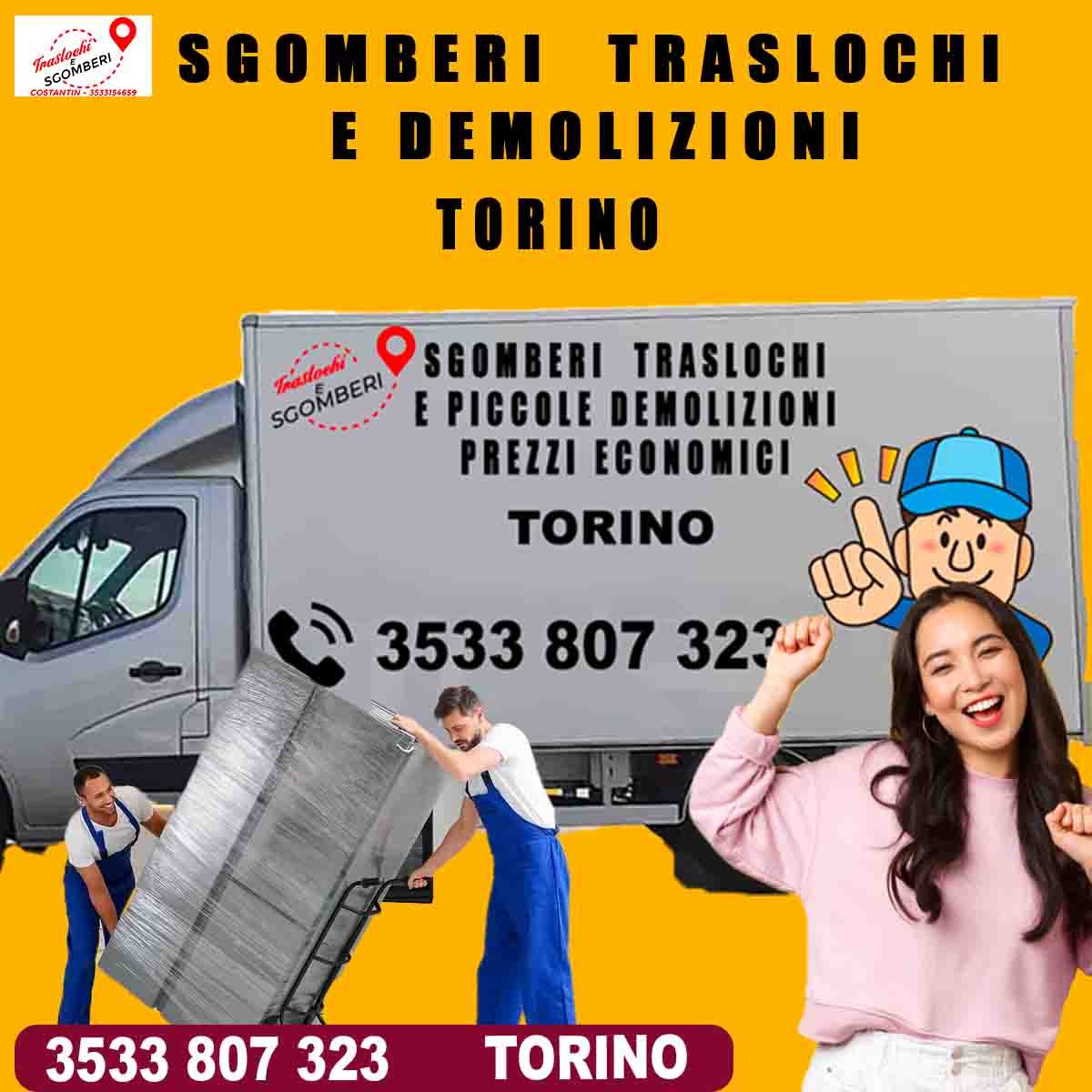 SGOMBERI TRASLOCHI ECONOMICI E DEMOLIZIONI - TORINO Smontaggio e montaggio mobili